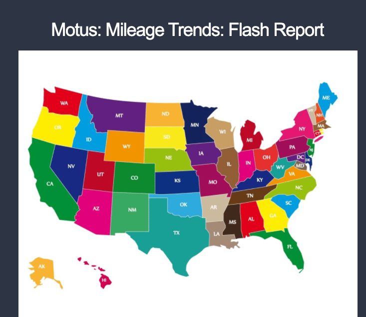 Mileage Trends Flash Report